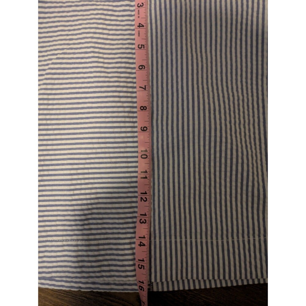 Vineyard Vines Blue White Nautical Striped Tie Waist Side Zip Mini Skirt Size 00 - Picture 7 of 9